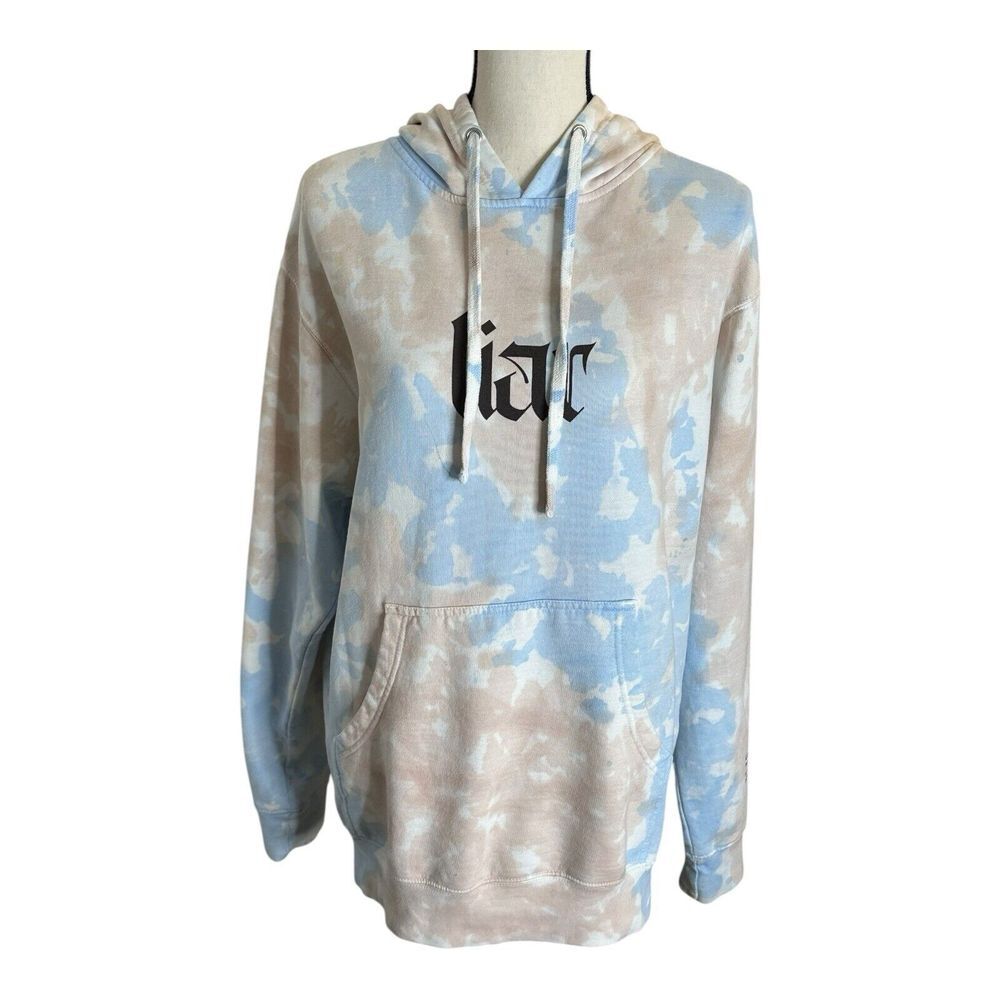 CAMILO CABELLO x THREAD SHOP 2019 Liar Tie-Dyed Hoodie Sweater Women M RARE‎
